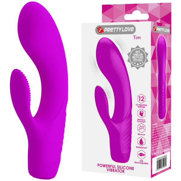 Rechargeable Tim Rabbit Vibrator – Bendable 12-Function G-Spot Vibrator > Sex Toys For Ladies > G-Spot Vibrators - Tophatter Daily Deals