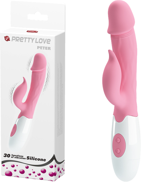 Peter G-Spot Rabbit Vibrator – 30 Function Dual Motor Rabbit Vibrator > Vibrators > Ladies > Rabbit - Tophatter Daily Deals