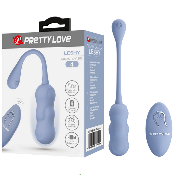 Leshy 4 Dream Chaser Rechargeable Silicone Vibrating Remote Egg > Sex Toys For Ladies > Vibrating Eggs - Tophatter Daily Deals