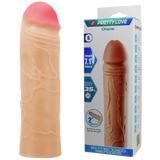 Chane 7.1 Inch Penis Extender Sleeve – Ultra Realistic Textured Sleeve > Sex Toys For Men > Penis Sleeves - Tophatter Daily Deals