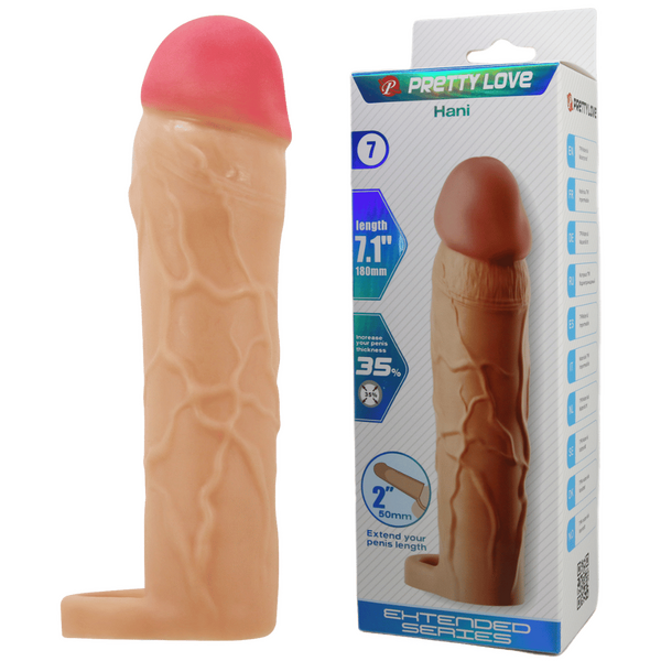 Hani 7.1" (Flesh) > Sex Toys For Men > Penis Sleeves - Tophatter Daily Deals