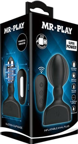 Mr. Play Inflatable Anal Plug – Multi-Speed Vibrating Adjustable Butt Plug > Anal Range > Tunnel and Stretchers - Tophatter Daily Deals