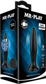 Mr. Play Vibrating Anal Plug – Ergonomic Design Butt Plug > Anal Range > Vibrating Butt Plugs - Tophatter Daily Deals