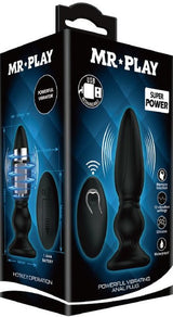 Mr. Play Powerful Vibrating Anal Plug – Prostate Massager > Anal Range > Vibrating Butt Plugs - Tophatter Daily Deals