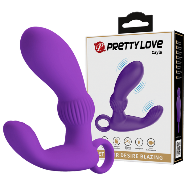 Rechargeable Cayla – Luxury Vibrating Prostate Massager with Circular Handle > Anal Range > Prostate Plugs - Tophatter Daily Deals