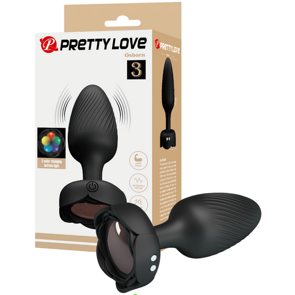 Varian Light-Up Rechargeable Butt Plug – LED Flashing Silicone Butt Plug > Anal Range > Vibrating Butt Plugs - Tophatter Daily Deals