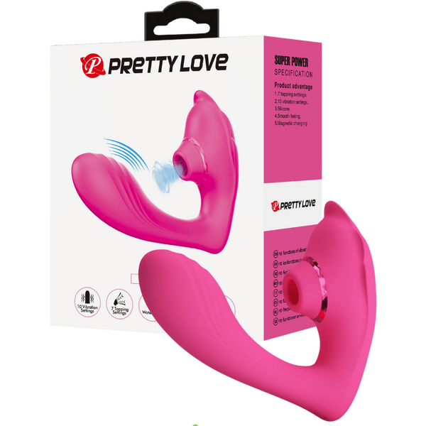 PrettyLove Nemo – Waterproof, Rechargeable With 10 Vibration And 7 Tapping Settings Clitoral Stimulator > Sex Toys For Ladies > Clitoral Vibrators and Stimulators - Tophatter Daily Deals