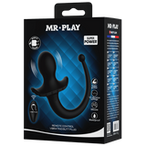 Remote Control Vibrating Butt Plug Tail (Black) – App-Compatible Wearable Vibrator with 12 Modes > Anal Range > Tail Butt Plugs - Tophatter Daily Deals