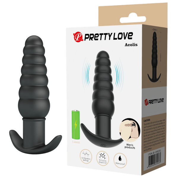 Aeolis Silicone Butt Plug – Smooth Skin Safe Anal Toy With 10 Vibration Settings > Anal Range > Vibrating Butt Plugs - Tophatter Daily Deals