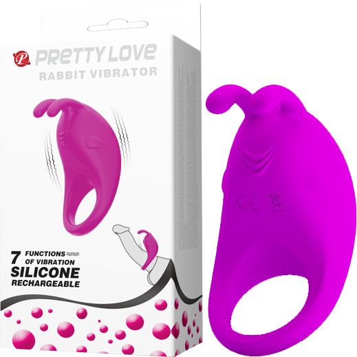 Rechargeable Rabbit Vibrator Cockring – Rechargeable Rabbit Vibrator Cockring > Cock Ring > Vibrating - Tophatter Daily Deals
