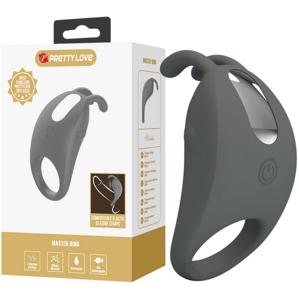 Stratus Rechargeable Silicone Cock Ring – Silicone Cock Ring > Cock Ring > Vibrating - Tophatter Daily Deals