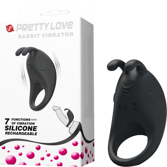 Rechargeable Rabbit Vibrator Cockring – Rechargeable Rabbit Vibrator Cockring > Cock Ring > Vibrating - Tophatter Daily Deals