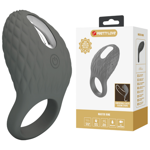 Helious Silicone 7 Function Rechargeable Vibrating Cock Ring > Cock Ring > Vibrating - Tophatter Daily Deals