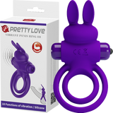 Vibrant Penis Ring III – Silicone Rabbit Cock Ring Vibrator > Vibrators > Ladies > Rabbit - Tophatter Daily Deals