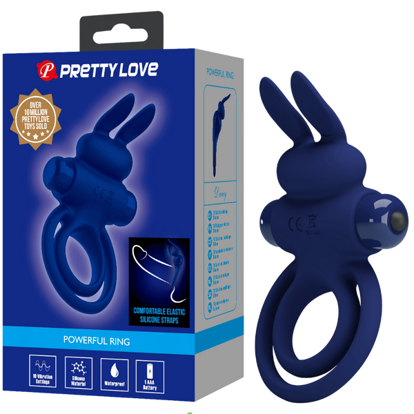 Darey Rabbit Cock Ring – Silicone Vibrating Cock Ring > Sex Toys > Couples Toys - Tophatter Daily Deals