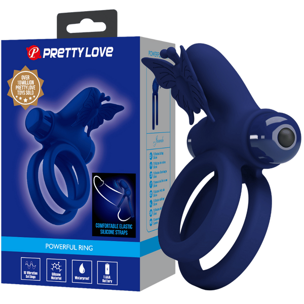 Pretty Love 10 Function – Soft Silicone Vibrating Butterfly Cock Ring > Sex Toys > Couples Toys - Tophatter Daily Deals