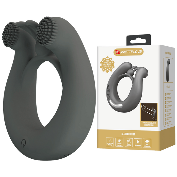 Dahlia – Silicone Dual Motor Vibrating Cock Ring > Cock Ring > Vibrating - Tophatter Daily Deals