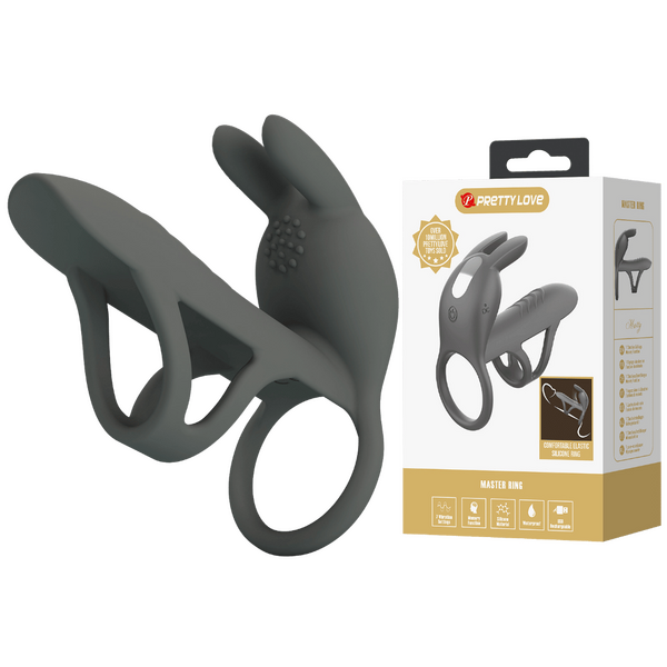 Matty Vibrating Penis Sleeve and Clitoral Stimulator – Silicone Sleeve and Stimulator Set > Sex Toys For Men > Penis Sleeves - Tophatter Daily Deals