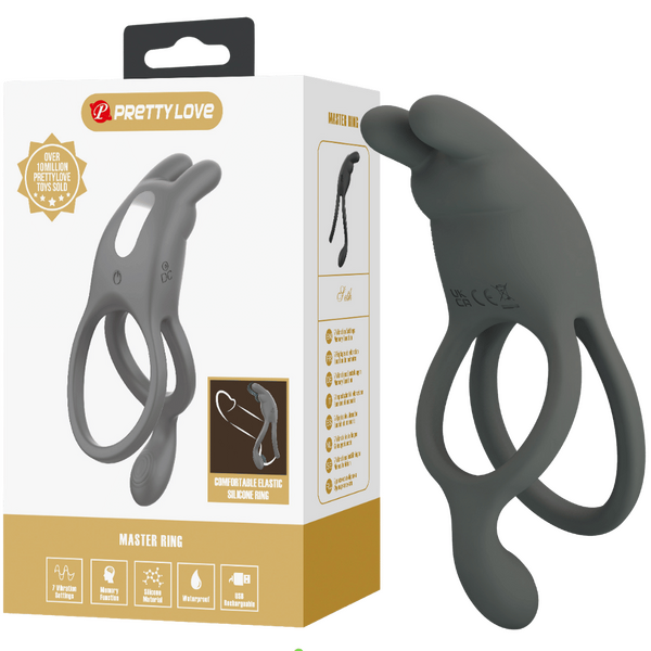 Seth Vibrating Cock Ring – Silicone Powerful Vibrator Cock Ring > Cock Ring > Vibrating - Tophatter Daily Deals