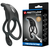 Seth Rechargeable Silicone Vibrating Cock Ring – Powerful Vibrations for Clit and Cock Stimulation > Cock Ring > Vibrating - Tophatter Daily Deals