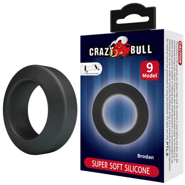 Brodan Super Soft Silicone Cockring – High-Quality Medical-Grade Silicone Cock Ring > Cock Ring > Single - Tophatter Daily Deals
