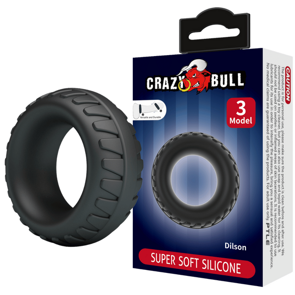 Dilson Super Soft Silicone Cockring – High-Quality Flexible Silicone Cockring > Cock Ring > Single - Tophatter Daily Deals
