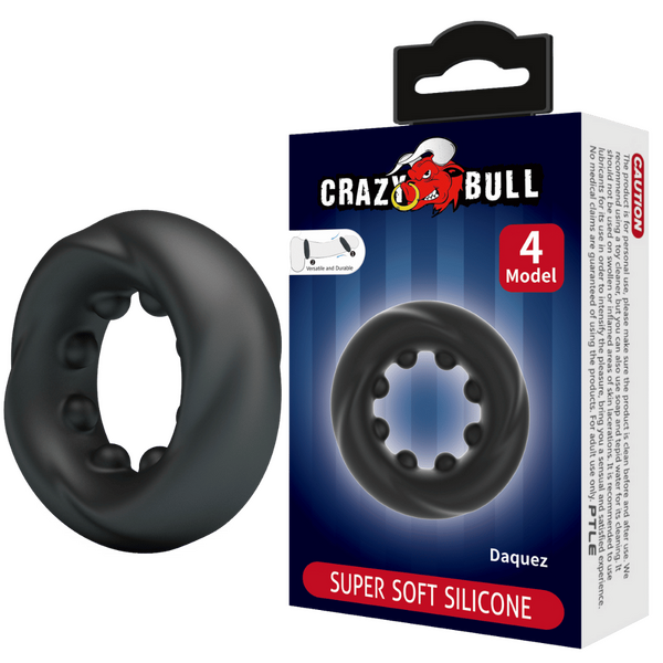 Daqez No.4 Super Soft Silicone – Comfortable Flexible Silicone Cockring > Cock Ring > Single - Tophatter Daily Deals