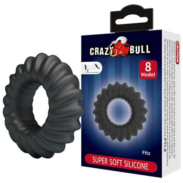 Fitz Super Soft Silicone Cockring – Comfortable Flexible Silicone Cockring > Cock Ring > Single - Tophatter Daily Deals