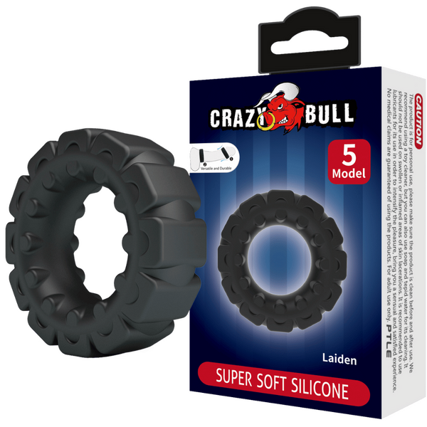 Laiden No.5 Super Soft Silicone Cockring – High-Quality Silicone Cockring > Cock Ring > Single - Tophatter Daily Deals
