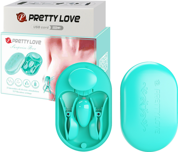 Surprise Box Nipple Clamps – Waterproof USB Rechargeable Stimulator with 12 Vibration Settings > Sex Toys > Nipple Clips - Tophatter Daily Deals