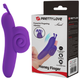 Rechargeable Snail – Ergonomic Silicone Finger Vibrator with 10 Vibration Modes > Vibrators > Finger Vibrators - Tophatter Daily Deals