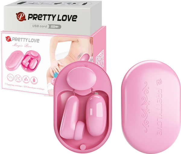 Magic Box Bullet Stimulator – Waterproof USB Rechargeable Vibrator with Tapping and Vibration > Vibrators > Mini Vibrators - Tophatter Daily Deals