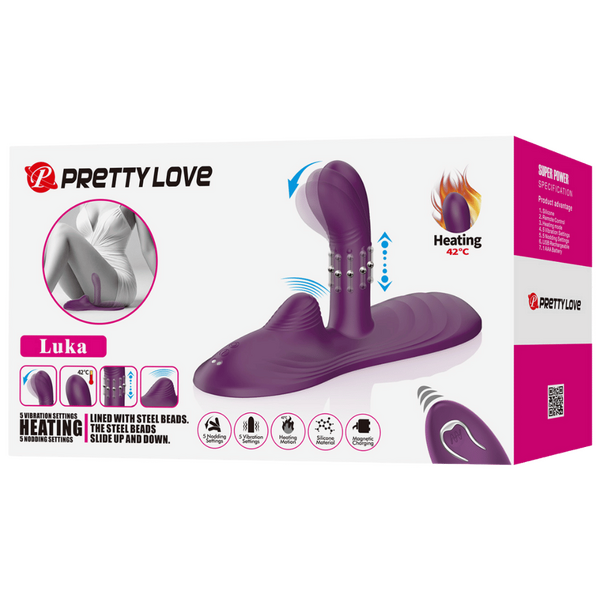Luka Rechargeable Remote-Controlled Silicone Sit-Down Pad Vibrator > Vibrators > Vibrating Pads - Tophatter Daily Deals
