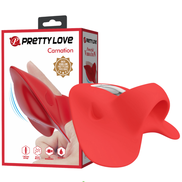 The Rose Finger Vibrator is Rechargeable with 7 Vibration Modes and an Extremely Soft Surface for Body Stimulation > Vibrators > Finger Vibrators - Tophatter Daily Deals