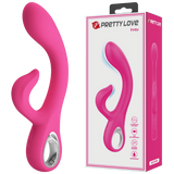 Rechargeable Fritz – Waterproof Silicone Rabbit Vibrator with G-Spot and Clitoral Stimulation > Vibrators > Ladies > Rabbit Multi - Tophatter Daily Deals