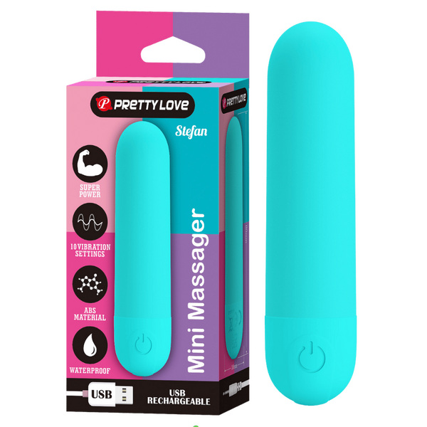 Stefan Rechargeable Mini Massager – Compact Vibrating Bullet Vibrator > Vibrators > Mini Vibrators - Tophatter Daily Deals