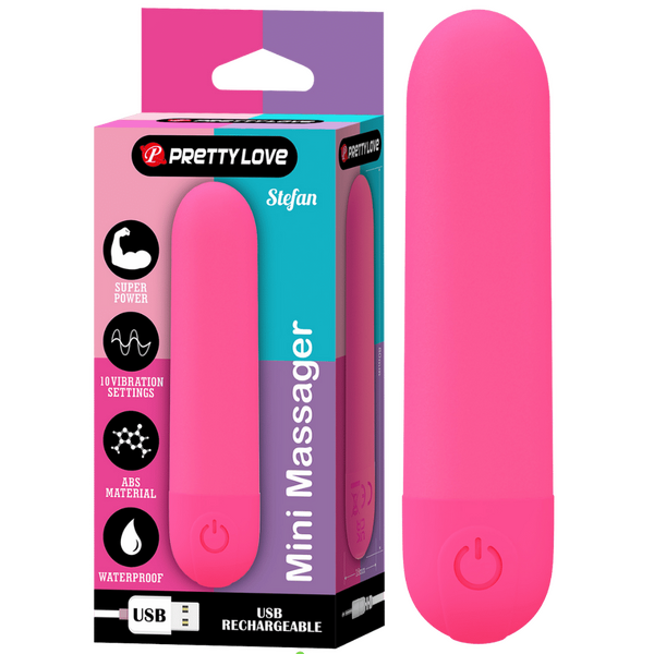 Stefan Rechargeable Mini Massager – Compact Vibrating Bullet Vibrator > Vibrators > Mini Vibrators - Tophatter Daily Deals