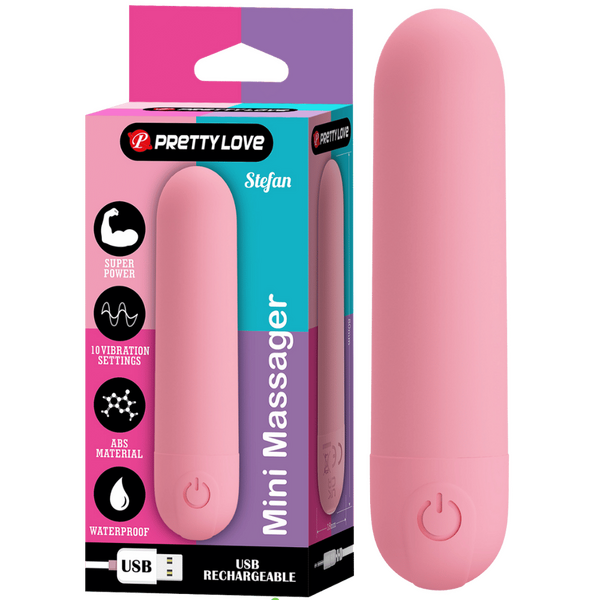 Stefan Rechargeable Mini Massager – Compact Vibrating Bullet Vibrator > Vibrators > Mini Vibrators - Tophatter Daily Deals