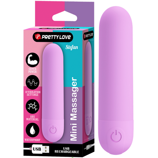 Stefan Rechargeable Mini Massager – Compact Vibrating Bullet Vibrator > Vibrators > Mini Vibrators - Tophatter Daily Deals