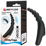Jordin Honey Finger - Flexible Ribbed G-Spot And Clitoris Stimulating Vibrator With 10 Settings > Vibrators > Finger Vibrators - Tophatter Daily Deals