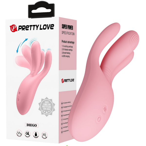 Pretty Love Finger Flicker Diego – Rechargeable Flexible Vibrator with Multiple Settings > Vibrators > Finger Vibrators - Tophatter Daily Deals