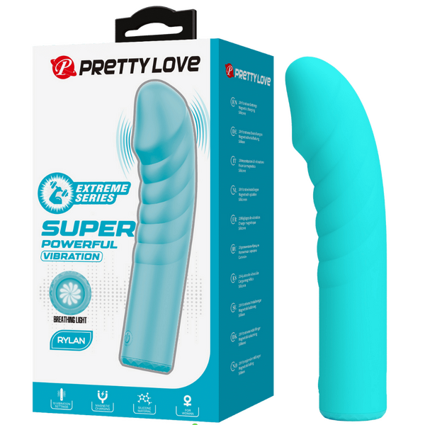 Rylan – Rechargeable, Slim Silicone, 10-Function Breathing Light Design G-Spot Vibrator > Sex Toys For Ladies > G-Spot Vibrators - Tophatter Daily Deals