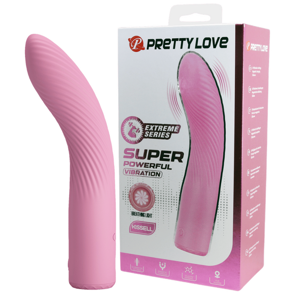 Kissell Rechargeable Vibrator – 10 Function, Breathing Light Design, Slim Silicone Body > Vibrators > G-Spot - Tophatter Daily Deals