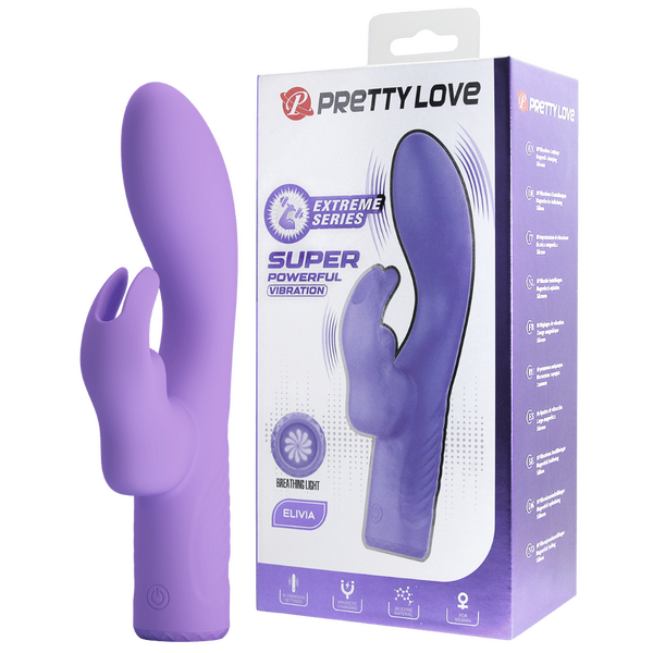 Rechargeable Elivia – 10 Function Silicone G-Spot Vibrator with Breathing Light > Vibrators > Ladies > Rabbit - Tophatter Daily Deals