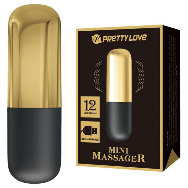 Rechargeable Mini Massager With Twelve Vibration Functions And Compact Egg Design - Versatile Egg Vibrator > Vibrators > Mini Vibrators - Tophatter Daily Deals