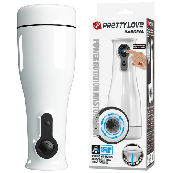 Sabrina – Rechargeable Rotating Men's Masturbator with Voice Function > Sex Toys For Men > Masturbators > Vibrating - Tophatter Daily Deals