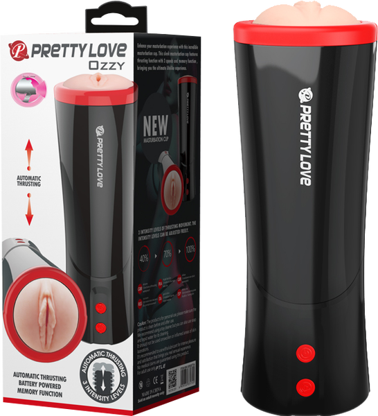 Pretty Love Ozzy – Male Masturbator with Thrusting Action > Sex Toys For Men > Masturbators > Vibrating - Tophatter Daily Deals