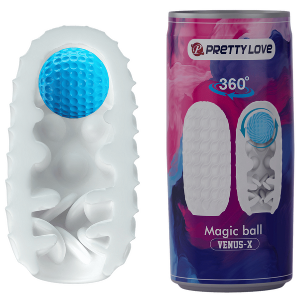 Venus-X Magic Ball – Textured Sleeve Masturbator > Sex Toys For Men > Masturbators Cup - Tophatter Daily Deals