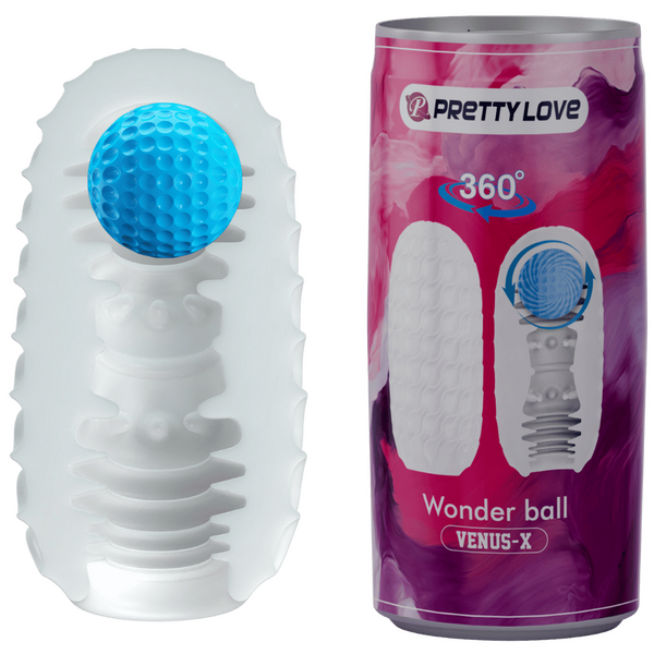 Venus-X Magic Ball – Textured Sleeve Masturbator > Sex Toys For Men > Masturbators Cup - Tophatter Daily Deals