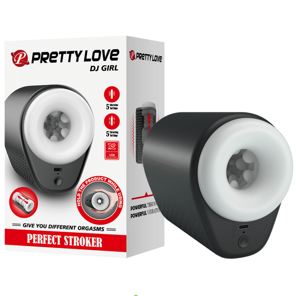 DJ Girl Perfect Stroker – Multi-Speed Thrusting Masturbator Cup > Sex Toys For Men > Masturbators > Vibrating - Tophatter Daily Deals
